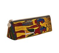 FBGHHTY Antiguo Egipto Tribe Series - Estuche para lápices con impresión para estudiantes, gran capacidad, bolsa triangular para uso diario, escuela, universidad