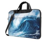 FBGHHTY Big Ocean Wave - Bolsas funcionales para laptop con impresión HD para varios portátiles, Black, 15.6 inch