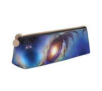 FBGHHTY Blue Galaxy Print - Estuche triangular de gran capacidad para estudiantes, para uso diario, escuela, universidad