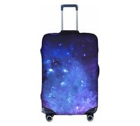 Fbghhty Blue Galaxy Print - Funda universal para maleta de viaje, elástica, impermeable, a prueba de polvo, White, M, Organizador de bolsas