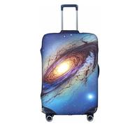 Fbghhty Blue Galaxy Print - Funda universal para maleta de viaje, elástica, impermeable, a prueba de polvo, White, L, Organizador de bolsas