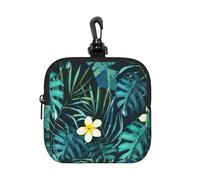 FBGHHTY Bolsa de almacenamiento cuadrada con estampado hawaiano, reutilizable, organizador de viaje, artículos de aseo para el hogar, oficina, regalo