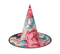FBGHHTY Bonito sombrero de mariposa con estampado de flores y flores para adultos, para fiestas de carnaval, disfraz de cosplay