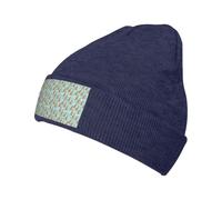 FBGHHTY Divertido gorro de punto cálido con estampado de zoológico de canguro para hombres y mujeres, gorro suave de invierno acogedor, uso diario, regalo de temporada, azul marino, Talla única