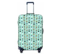 FBGHHTY French Bulldog1 - Funda universal para maleta, elástica, lavable, elástica, Black, M, Equipaje de mano