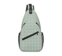 FBGHHTY Funny for Kangaroo ZooPrint - Bolsa cruzada en el pecho para hombres y mujeres, mochila bandolera para el trabajo diario, aventuras al aire libre, viajes