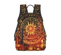 FBGHHTY Gears Clock - Mochila ligera con estampado de siglo de bronce para hombres y mujeres, resistente al agua, bolsa de viaje, plegable, casual