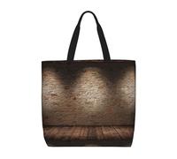 FBGHHTY Lights Hit The Brick Wall Print - Bolsa ligera y cómoda, reutilizable, ecológica, para viajes, playa, trabajo