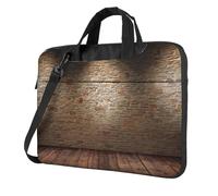 FBGHHTY Lights Hit The Brick Wall Print - Bolsas funcionales para laptop, bonita y ligera, para varios portátiles, Black, 14 inch