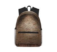 FBGHHTY Lights Hit The Brick Wall Print - Mochila informal ligera unisex de viaje para laptop, correas ergonómicas para los hombros