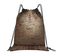 FBGHHTY Lights Hit The Brick Wall Print - Mochila ligera y plegable con cordón, bolsa de gimnasio, viajes, yoga, actividades al aire libre