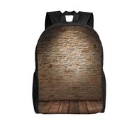 FBGHHTY Lights Hit The Brick Wall Print - Mochila unisex de doble hombro, ligera, bolsa de viaje, negocios, fin de semana, camping
