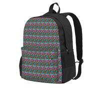FBGHHTY Mochila colorida con estampado de mariquita para adultos, resistente al agua, ligera, para senderismo, viajeros al aire libre, escapadas de fin de semana