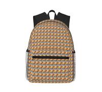 FBGHHTY Mochila informal ligera con estampado de leopardo de arena, unisex, con correas ergonómicas para el hombro