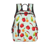 FBGHHTY Mochila ligera con estampado de maíz vegetal para hombres y mujeres, resistente al agua, bolsa de viaje, plegable, casual