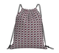FBGHHTY Mochila ligera y plegable con cordón con estampado de rosas y mariposas, bolsa de gimnasio, viajes, yoga, actividades al aire libre
