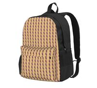 FBGHHTY Mochila para adultos con estampado de berenjena de dibujos animados, resistente al agua, ligera, para senderismo, viajeros al aire libre, escapadas de fin