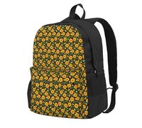 FBGHHTY Mochila para adultos con estampado de girasol, resistente al agua, ligera, para senderismo, viajeros al aire libre, escapadas de fin de semana