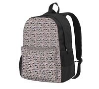 FBGHHTY Mochila para adultos con estampado de murciélago, resistente al agua, ligera, para senderismo, viajes, escapadas de fin de semana al aire libre