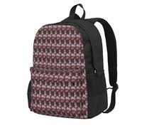 FBGHHTY Mochila para adultos con estampado de ojos de calavera rosa, resistente al agua, ligera, para senderismo, viajeros al aire libre, escapadas de fin de semana