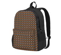 FBGHHTY Mochila para adultos, diseño de murciélago, luna, calabaza, para Halloween, resistente al agua, ligera, para senderismo, viajes al aire libre, escapadas de fin de semana