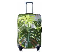 FBGHHTY Monstera Deliciosa Banana Palm Print - Funda universal para maleta, elástica, lavable, elástica, Black, S, Equipaje de mano