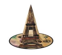 FBGHHTY Sombrero de fiesta para adultos con estampado de la Torre Eiffel de París