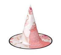 FBGHHTY Tazas de té con rosas, romántico, desgastado, para adultos, festivas, celebraciones, carnaval, fiesta, cosplay, disfraz