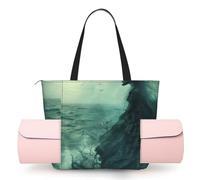 FBGHHTY The Sea Witch - Bolsa de yoga con un hombro para mujer, diseño inspirado en la bruja del mar, bolsa de gimnasio, entrenamiento, viajes, playa, gran capacidad