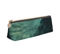 FBGHHTY The Sea Witch - Estuche para lápices con diseño de bruja de mar para estudiantes, gran capacidad, bolsa triangular para uso diario, escuela, universidad