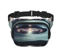 FBGHHTY UFO at Night - Accesorio de entrenamiento cuadrado de doble capa para viajes de moda para hombres y mujeres