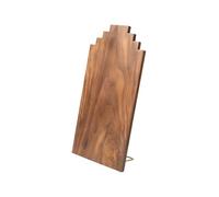 FBHappiness Exhibidor de Joyas de Madera de Nogal, Soporte para Collares Vertical de Alta Cae Madera de Nogal, Soporte para Collares Vertical, diseño geométrico Creativo y artístico.