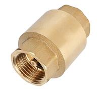 FBHDKJNFG conexión rápida de la válvula de Bola, 1pcs Threaded Check Valve High Accuracy Brass Check Valves One Way Non-Return, for Machinery Industry One Way Non Valves(1")