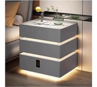 FBHDKJNFG for Bedroom Stylish End Side Table with Lights Premium Nightstand(A,45 * 40 * 62cm)