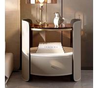 FBHDKJNFG for Bedroom Stylish End Side Table with Lights Premium Nightstand(A,50 * 40 * 62cm)