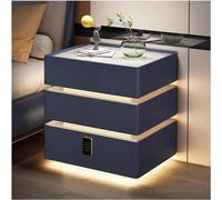 FBHDKJNFG for Bedroom Stylish End Side Table with Lights Premium Nightstand(A,55 * 40 * 62cm)