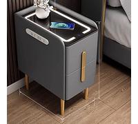 FBHDKJNFG for Bedroom Stylish End Side Table with Lights Premium Nightstand(B,LEFT-40 * 40 * 48CM)