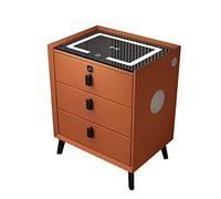 FBHDKJNFG for Bedroom Stylish End Side Table with Lights Premium Nightstand(Beige,50cm)