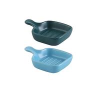 FBHDKJNFG Keramik-Soßenschälchen Ceramic Dip Bowls Set with Handle For Soy Sauce Vinegar Seasoning Ketchup In Multicolor(J)