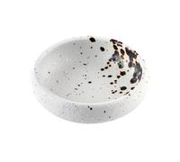 FBHDKJNFG Keramik-Soßenschälchen Sauce and Seasoning Dish For Sushi Gravy Vinegar Jam Kitchen White and Black(White)