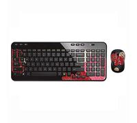 FBHDKJNFG Teclado mecánico inalámbrico, Teclado inalámbrico Conexión sin interrupciones de 2,4 GHz Batería de Larga duración
