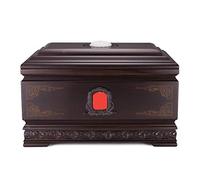 FBHDKJNFG Urnas de Madera sin procesar The Last Warmth for Cenizas humanas, urna funeraria for Adultos, urnas de cremación de Madera Hechas a Mano for Cenizas con Grabado Estrella de Luz
