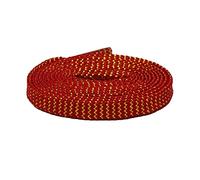 FBHFSUIEF Cordones elásticos, cordones for botas, 1 par de for zapatos con rayas onduladas y purpurina colores, planos combinados dos, reemplazo for zapatillas casuales(Red,90cm)