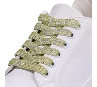 FBHFSUIEF Cordones for zapatos, cordones planos de repuesto poliéster, for colores, tejidos resistentes al desgarro, adecuados for lona, zapatos tabla, deportivos, botas, 1 par(Light Yellow,120cm)