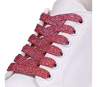 FBHFSUIEF Cordones for zapatos, cordones planos de repuesto poliéster, for colores, tejidos resistentes al desgarro, adecuados for lona, zapatos tabla, deportivos, botas, 1 par(Large Red,160cm)