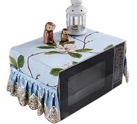 FBHFSUIEF Funda Protectora for Horno microondas, Estilo Rural Americano, Prueba Polvo, for