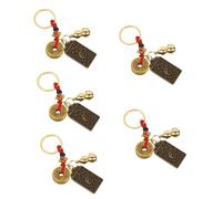 FBHFSUIEF Llavero con cremallera for billetera, colgante moneda Feng Shui, llavero decorativo for bolso, simple