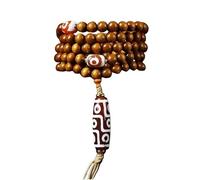 FBHFSUIEF Pulsera de Cuentas oración budistas, Pulsera, Madera Phoebesheareri 108
