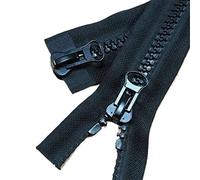 FBHFSUIEF Saco de dormir Tienda campaña Chaqueta plumas Cremallera(Black,50cm)