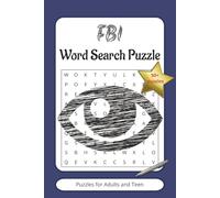 FBI Word Search Puzzle Book: Word Searches with Easy-to-Read Print about FBI, Sheriff, Cops and More | 6x9 inches, 110 pages | 50+ Puzzles ...Gift for Vacations, Holiday and Leisure.